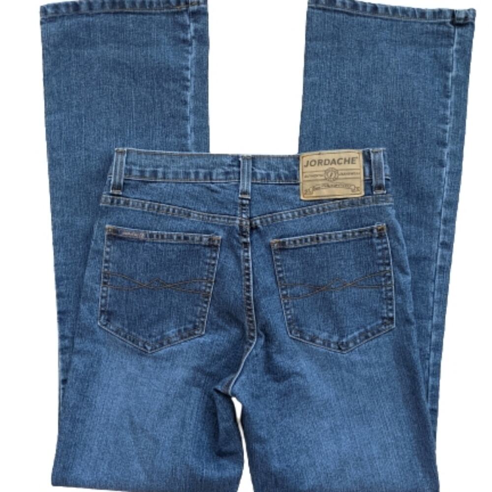Jordache High Waisted Boot Cut Jeans Sz3/4